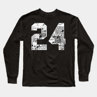 24 number abstract Long Sleeve T-Shirt